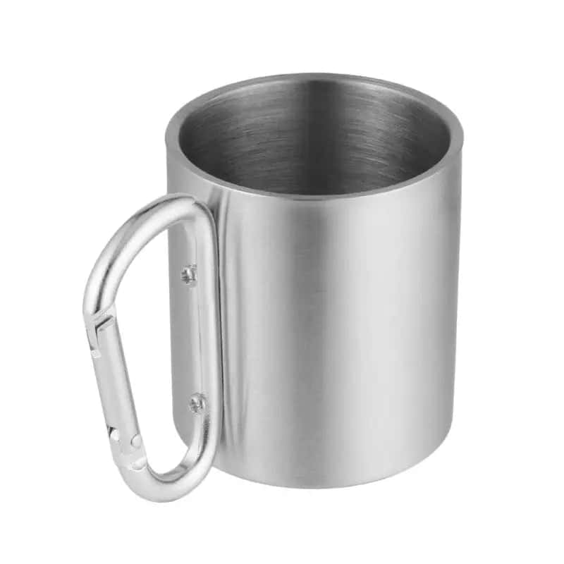 Isotermisk Krus I Rustfrit Stål <Br> Karabinhage