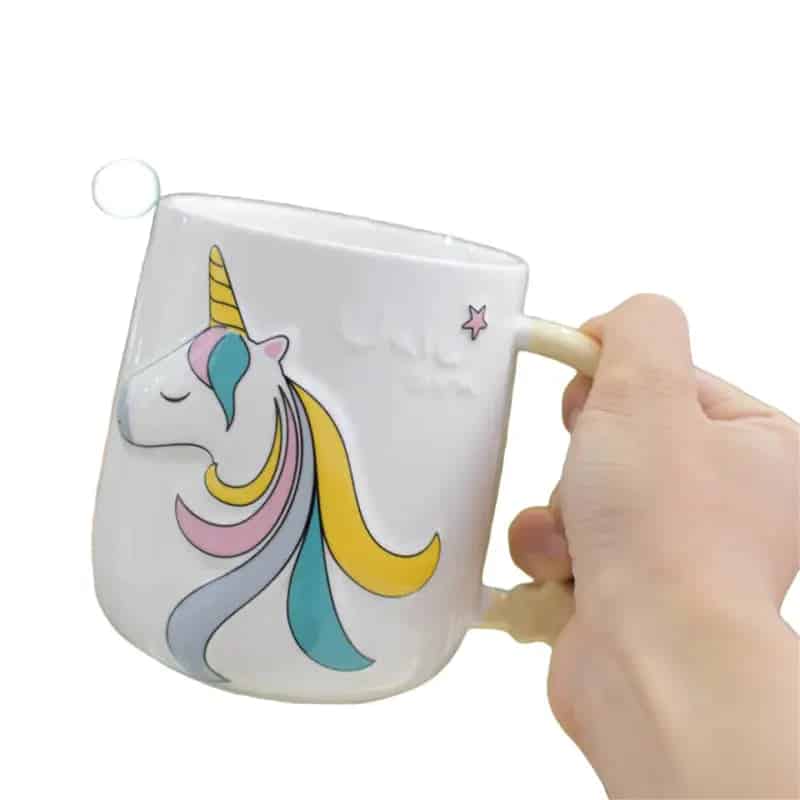 Julekrus I Porcelæn <Br> Enhjørning