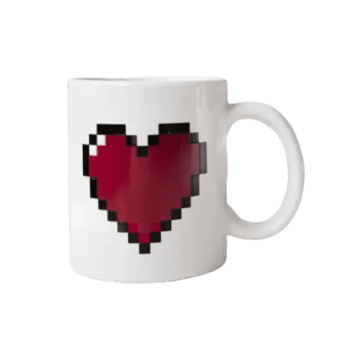 Sjove Krus Pixel Hjerte