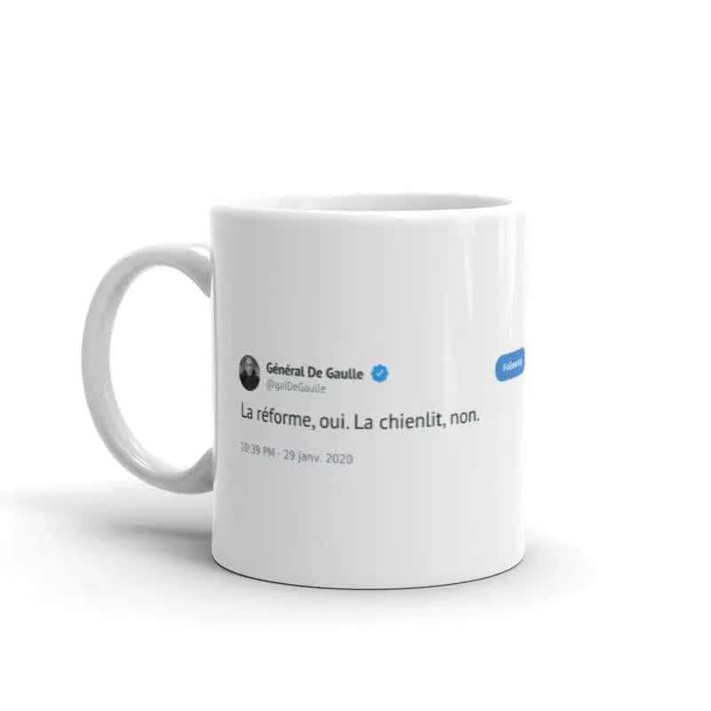 Tweet <Br>De Gaulle "Chienlit" Krus