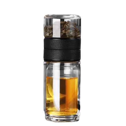 Dobbeltvægget Glas <Br> Stabel-Infuser