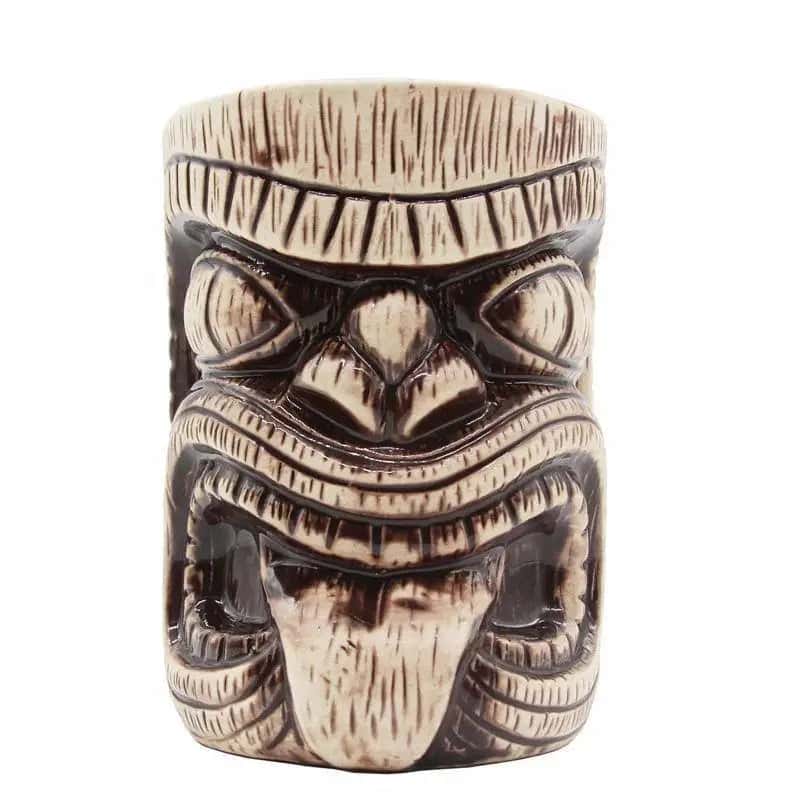 Tiki-Glas <Br>Polynesisk
