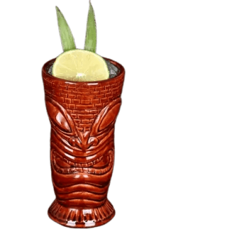 Tiki-Glas <Br> Rød