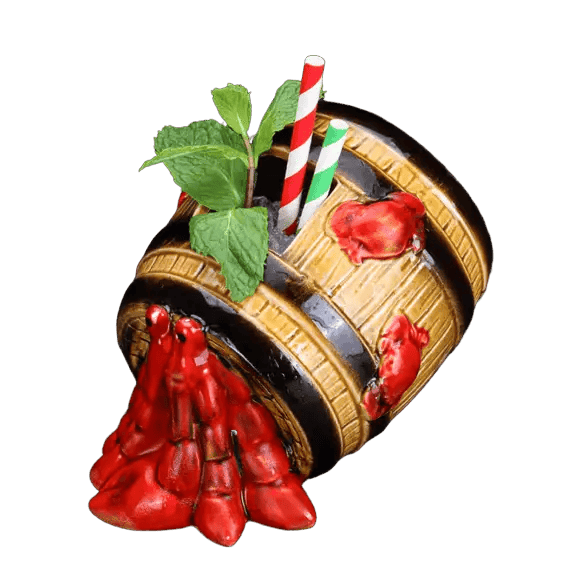 Tiki-Glas <Br> Tønde