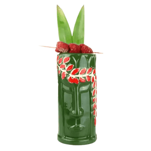 Tiki-Glas <Br> Grøn